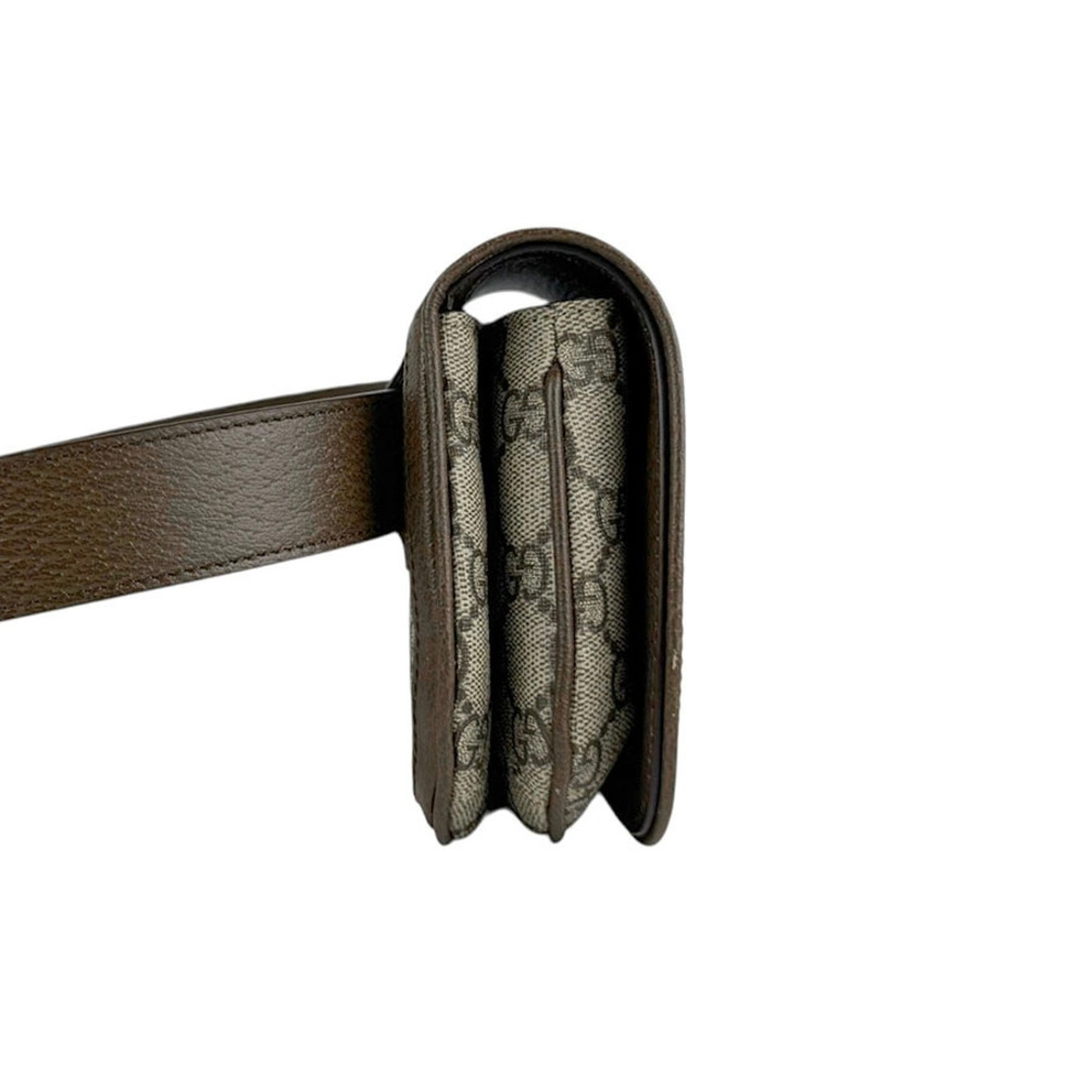 Gucci Belt Canvas Bag Brown Blondie GG Waist Brown
